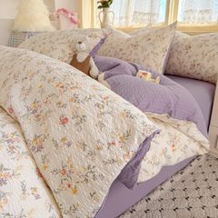 4Pcs PreCloud Linen | Set Đũi Xu Kem Style trẻ trung hiện đại | ID 4PCSPRECLOUD32