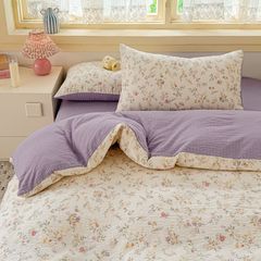 4Pcs PreCloud Linen | Set Đũi Xu Kem Style trẻ trung hiện đại | ID 4PCSPRECLOUD32