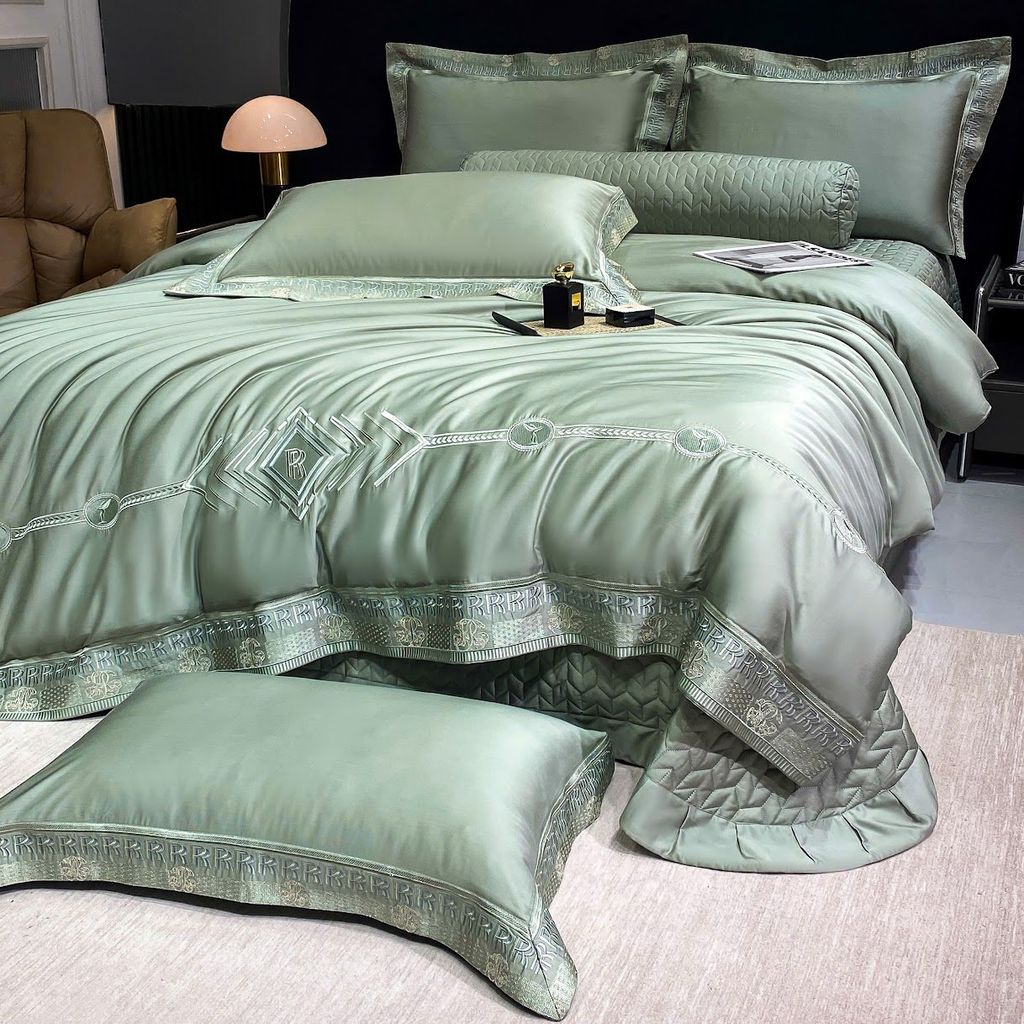 BCG TENCEL LENZING MARKJACOB NEW 2025 MELISSA AVOCADO GREEN COLOR CHẦN PHỦ FREESIZE
