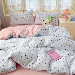 4Pcs PreCloud Linen | Set Đũi Xu Kem Style trẻ trung hiện đại | ID 4PCSPRECLOUD33