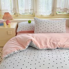 4Pcs PreCloud Linen | Set Đũi Xu Kem Style trẻ trung hiện đại | ID 4PCSPRECLOUD33