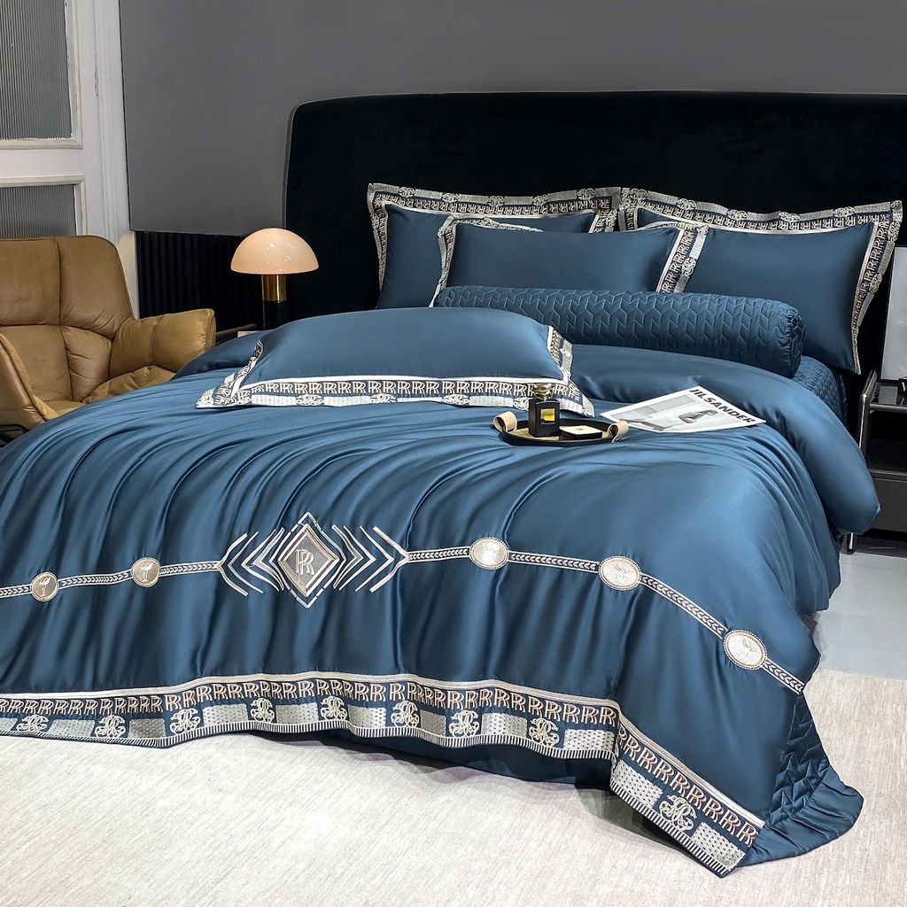 BCG TENCEL LENZING MARKJACOB NEW 2025 MELISSA DARK BLUE COLOR CHẦN PHỦ FREESIZE
