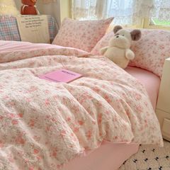 4Pcs PreCloud Linen | Set Đũi Xu Kem Style trẻ trung hiện đại | ID 4PCSPRECLOUD37