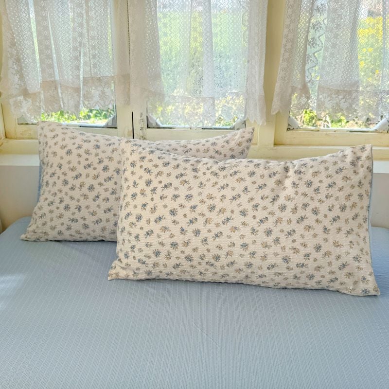 4Pcs PreCloud Linen | Set Đũi Xu Kem Style trẻ trung hiện đại | ID 4PCSPRECLOUD38