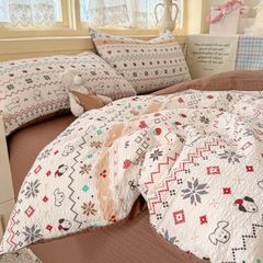 4Pcs PreCloud Linen | Set Đũi Xu Kem Style trẻ trung hiện đại | ID 4PCSPRECLOUD39