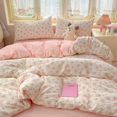 4Pcs PreCloud Linen | Set Đũi Xu Kem Style trẻ trung hiện đại | ID 4PCSPRECLOUD42