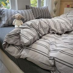 4Pcs Cotton Linen Japan | Set Cotton Đũi Nhật 4 Món Tiêu Chuẩn | ID 4PCSMUJPCLINENID14
