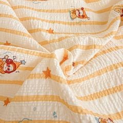 4Pcs PreCloud Linen | Set Đũi Xu Kem Style trẻ trung hiện đại | ID 4PCSPRECLOUD44