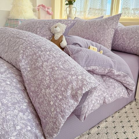 4Pcs PreCloud Linen | Set Đũi Xu Kem Style trẻ trung hiện đại | ID 4PCSPRECLOUD45