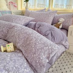 4Pcs PreCloud Linen | Set Đũi Xu Kem Style trẻ trung hiện đại | ID 4PCSPRECLOUD45