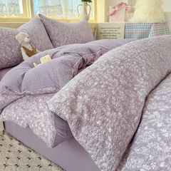 4Pcs PreCloud Linen | Set Đũi Xu Kem Style trẻ trung hiện đại | ID 4PCSPRECLOUD45
