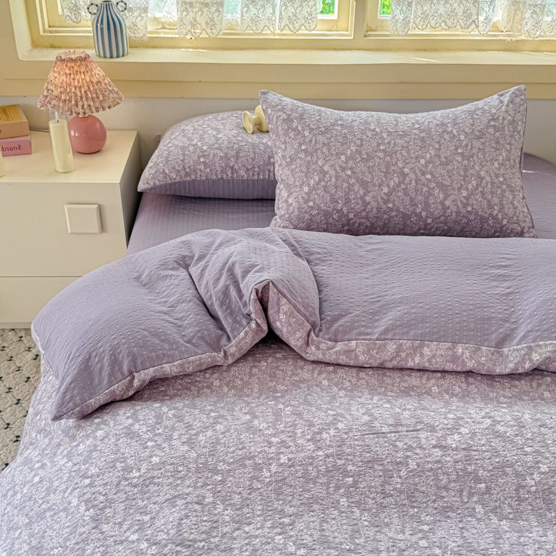 4Pcs PreCloud Linen | Set Đũi Xu Kem Style trẻ trung hiện đại | ID 4PCSPRECLOUD45