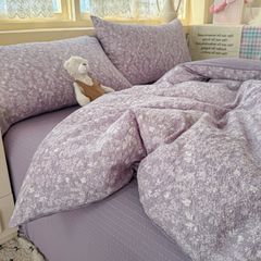 4Pcs PreCloud Linen | Set Đũi Xu Kem Style trẻ trung hiện đại | ID 4PCSPRECLOUD45