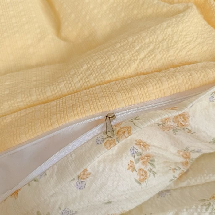 4Pcs PreCloud Linen | Set Đũi Xu Kem Style trẻ trung hiện đại | ID 4PCSPRECLOUD50