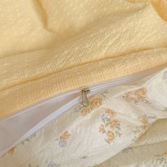4Pcs PreCloud Linen | Set Đũi Xu Kem Style trẻ trung hiện đại | ID 4PCSPRECLOUD50