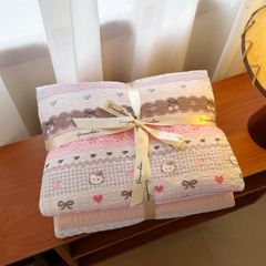 4Pcs PreCloud Linen | Set Đũi Xu Kem Style trẻ trung hiện đại | ID 4PCSPRECLOUD35