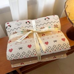 4Pcs PreCloud Linen | Set Đũi Xu Kem Style trẻ trung hiện đại | ID 4PCSPRECLOUD39