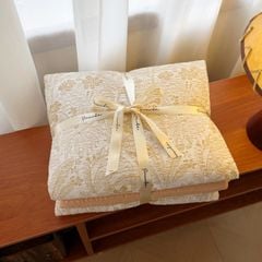 4Pcs PreCloud Linen | Set Đũi Xu Kem Style trẻ trung hiện đại | ID 4PCSPRECLOUD40