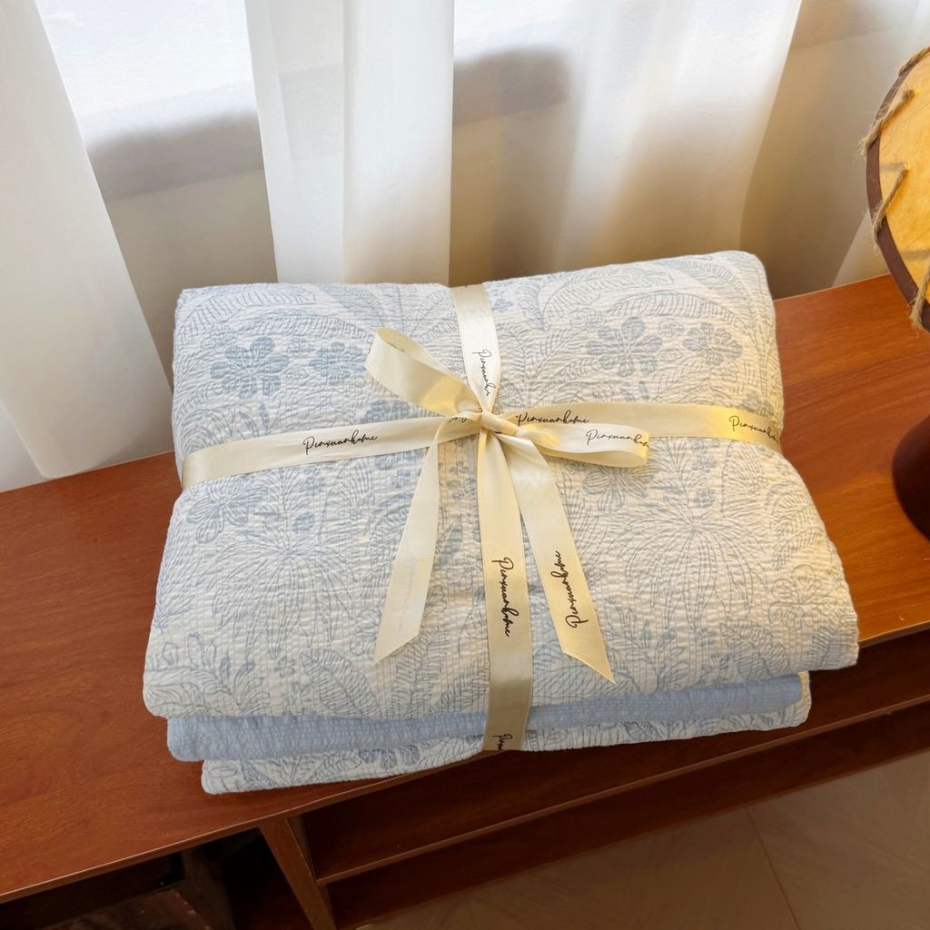 4Pcs PreCloud Linen | Set Đũi Xu Kem Style trẻ trung hiện đại | ID 4PCSPRECLOUD41