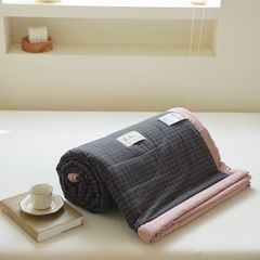 BCG CHẦN HÈ COTTON ĐŨI NHẬT NOORDIC KẺ Ô ĐEN MIX HỒNG MANG ĐẾN TRẢI NGHIỆM ĐÚNG CHẤT PHÒNG NGỦ NHẬT BẢN