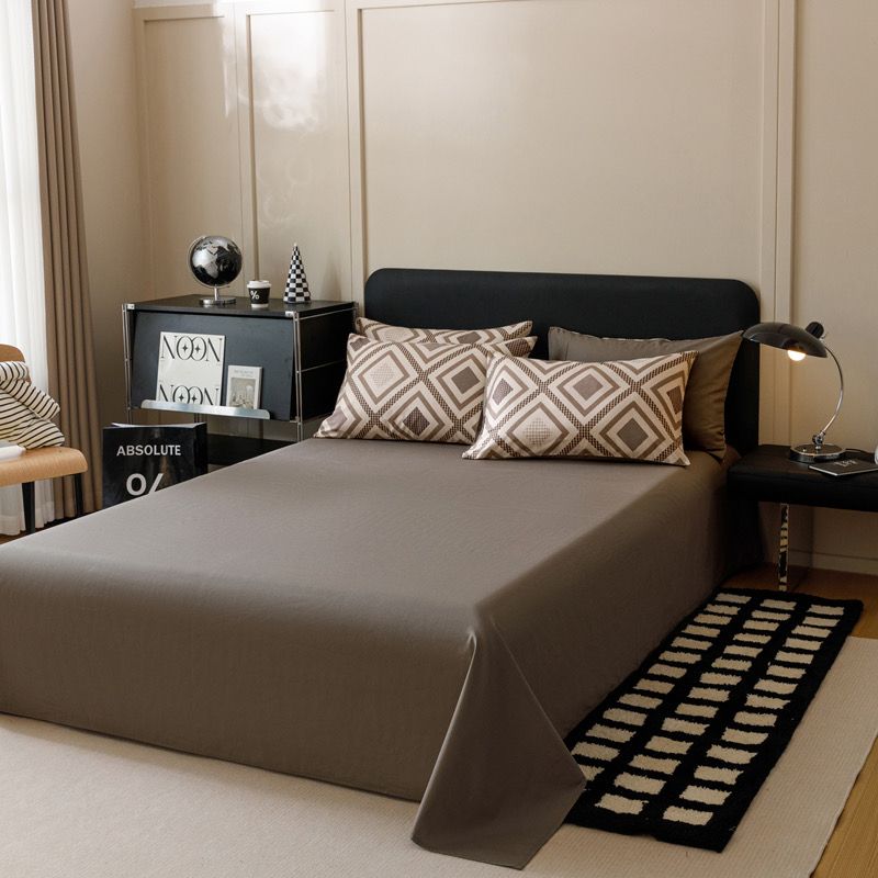 4Pcs Cotton 40s 130*70 gram/inch | Cotton Digital Printing Cover BedSet | ID COTTON4PCS025COLOR017