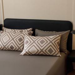 4Pcs Cotton 40s 130*70 gram/inch | Cotton Digital Printing Cover BedSet | ID COTTON4PCS025COLOR017