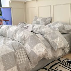 4Pcs Cotton 40s 130*70 gram/inch | Cotton Digital Printing Cover BedSet | ID COTTON4PCS025COLOR018