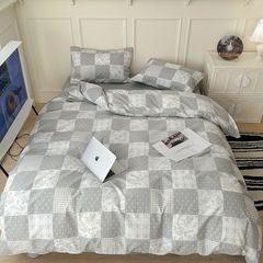 4Pcs Cotton 40s 130*70 gram/inch | Cotton Digital Printing Cover BedSet | ID COTTON4PCS025COLOR018