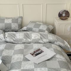 4Pcs Cotton 40s 130*70 gram/inch | Cotton Digital Printing Cover BedSet | ID COTTON4PCS025COLOR018