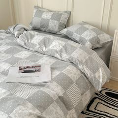 4Pcs Cotton 40s 130*70 gram/inch | Cotton Digital Printing Cover BedSet | ID COTTON4PCS025COLOR018