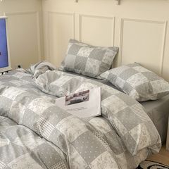 4Pcs Cotton 40s 130*70 gram/inch | Cotton Digital Printing Cover BedSet | ID COTTON4PCS025COLOR018