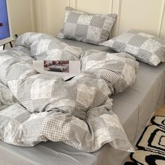 4Pcs Cotton 40s 130*70 gram/inch | Cotton Digital Printing Cover BedSet | ID COTTON4PCS025COLOR018