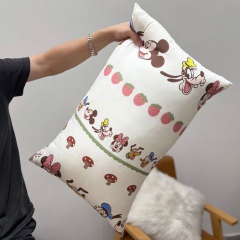 Ruột Gối Bông Đậu Cotton Đũi của nhà MARK HOME size 48*74cm Disndey Family