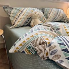 4Pcs Cotton 40s 130*70 gram/inch | Cotton Digital Printing Cover BedSet | ID COTTON4PCS025COLOR019