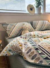 4Pcs Cotton 40s 130*70 gram/inch | Cotton Digital Printing Cover BedSet | ID COTTON4PCS025COLOR019