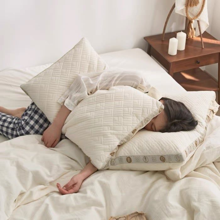 Ruột gối bông đậu nành hữu cơ Japan size 48*74cm