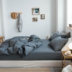 4Pcs Cotton Linen Japan | Set Cotton Đũi Nhật 4 Món Tiêu Chuẩn | ID 4PCSMUJPCLINENID08