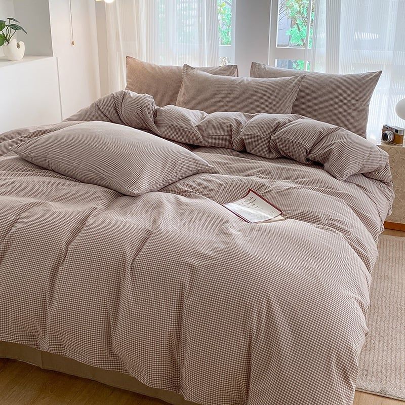 4Pcs Cotton Linen Japan | Set Cotton Đũi Nhật 4 Món Tiêu Chuẩn | ID 4PCSMUJPCLINENID09