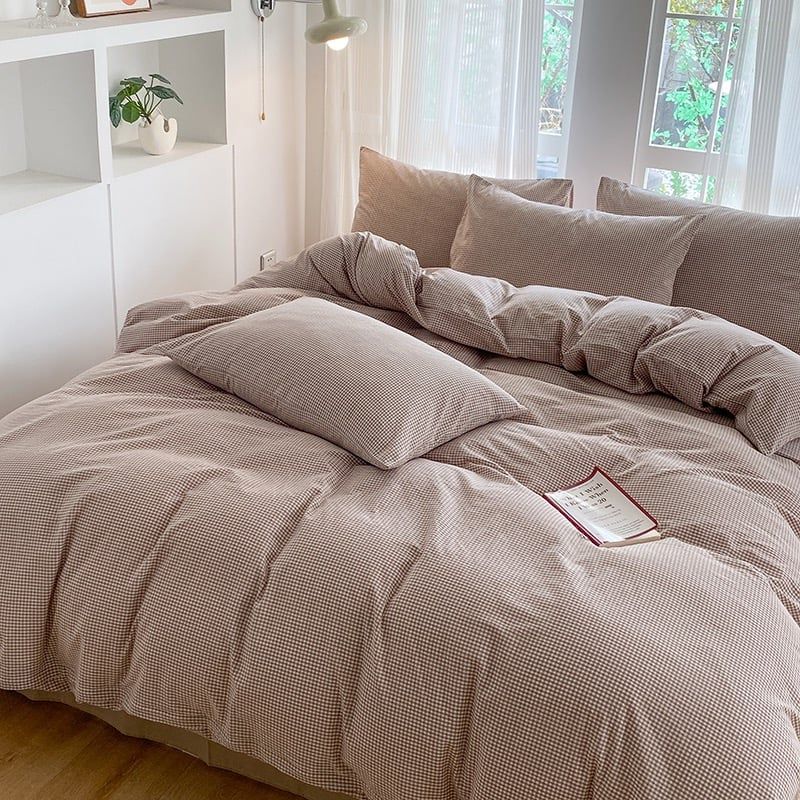 4Pcs Cotton Linen Japan | Set Cotton Đũi Nhật 4 Món Tiêu Chuẩn | ID 4PCSMUJPCLINENID09