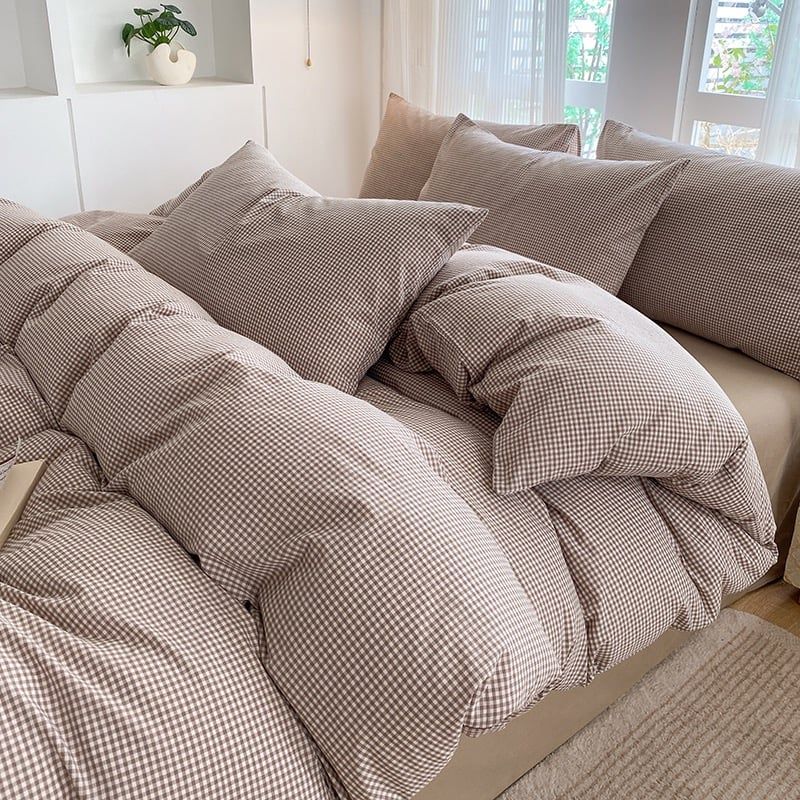 4Pcs Cotton Linen Japan | Set Cotton Đũi Nhật 4 Món Tiêu Chuẩn | ID 4PCSMUJPCLINENID09