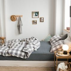 4Pcs Cotton Linen Japan | Set Cotton Đũi Nhật 4 Món Tiêu Chuẩn | ID 4PCSMUJPCLINENID10