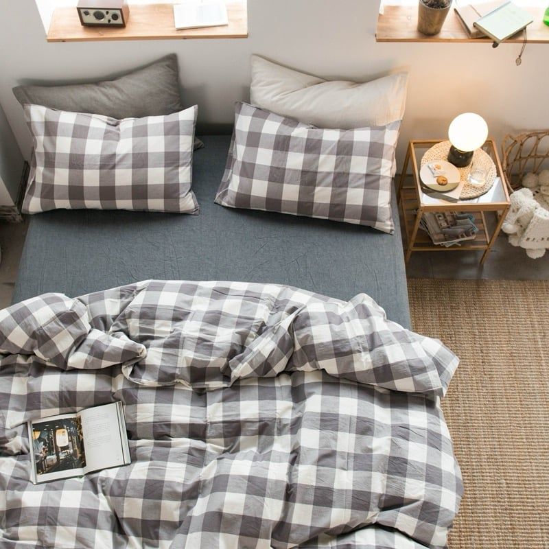 4Pcs Cotton Linen Japan | Set Cotton Đũi Nhật 4 Món Tiêu Chuẩn | ID 4PCSMUJPCLINENID10