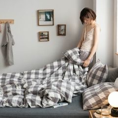 4Pcs Cotton Linen Japan | Set Cotton Đũi Nhật 4 Món Tiêu Chuẩn | ID 4PCSMUJPCLINENID10