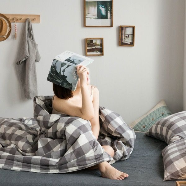 4Pcs Cotton Linen Japan | Set Cotton Đũi Nhật 4 Món Tiêu Chuẩn | ID 4PCSMUJPCLINENID10