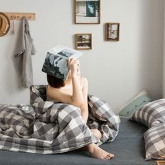 4Pcs Cotton Linen Japan | Set Cotton Đũi Nhật 4 Món Tiêu Chuẩn | ID 4PCSMUJPCLINENID10