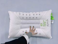 RUỘT GỐI HEALTHY CLEAN MATXA CỔ VAI GÁY CÓ NÚM MATXA VÀ THANH THẢO DƯỢC SIZE 48*74CM