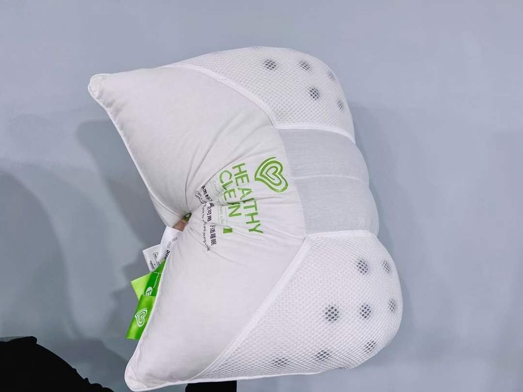 RUỘT GỐI HEALTHY CLEAN MATXA CỔ VAI GÁY CÓ NÚM MATXA VÀ THANH THẢO DƯỢC SIZE 48*74CM