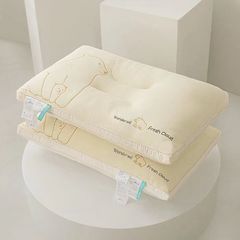 RUỘT GỐI ĐỊNH HÌNH COOLGEL LATEX THÊU HỌA GẤU TRẮNG BẮC CỰC SIZE 48*74CM