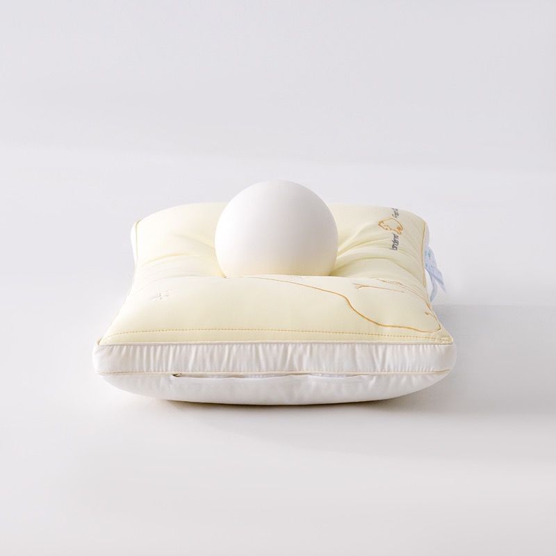 RUỘT GỐI ĐỊNH HÌNH COOLGEL LATEX THÊU HỌA GẤU TRẮNG BẮC CỰC SIZE 48*74CM