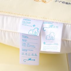 RUỘT GỐI ĐỊNH HÌNH COOLGEL LATEX THÊU HỌA GẤU TRẮNG BẮC CỰC SIZE 48*74CM